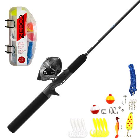 zebco collapsible fishing rod|zebco ready tackle telescopic.